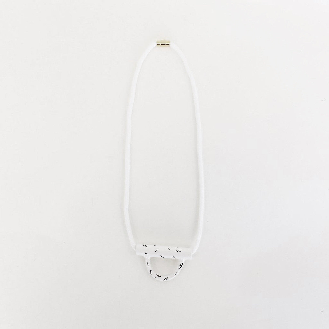 Speckled U-Lock Necklace