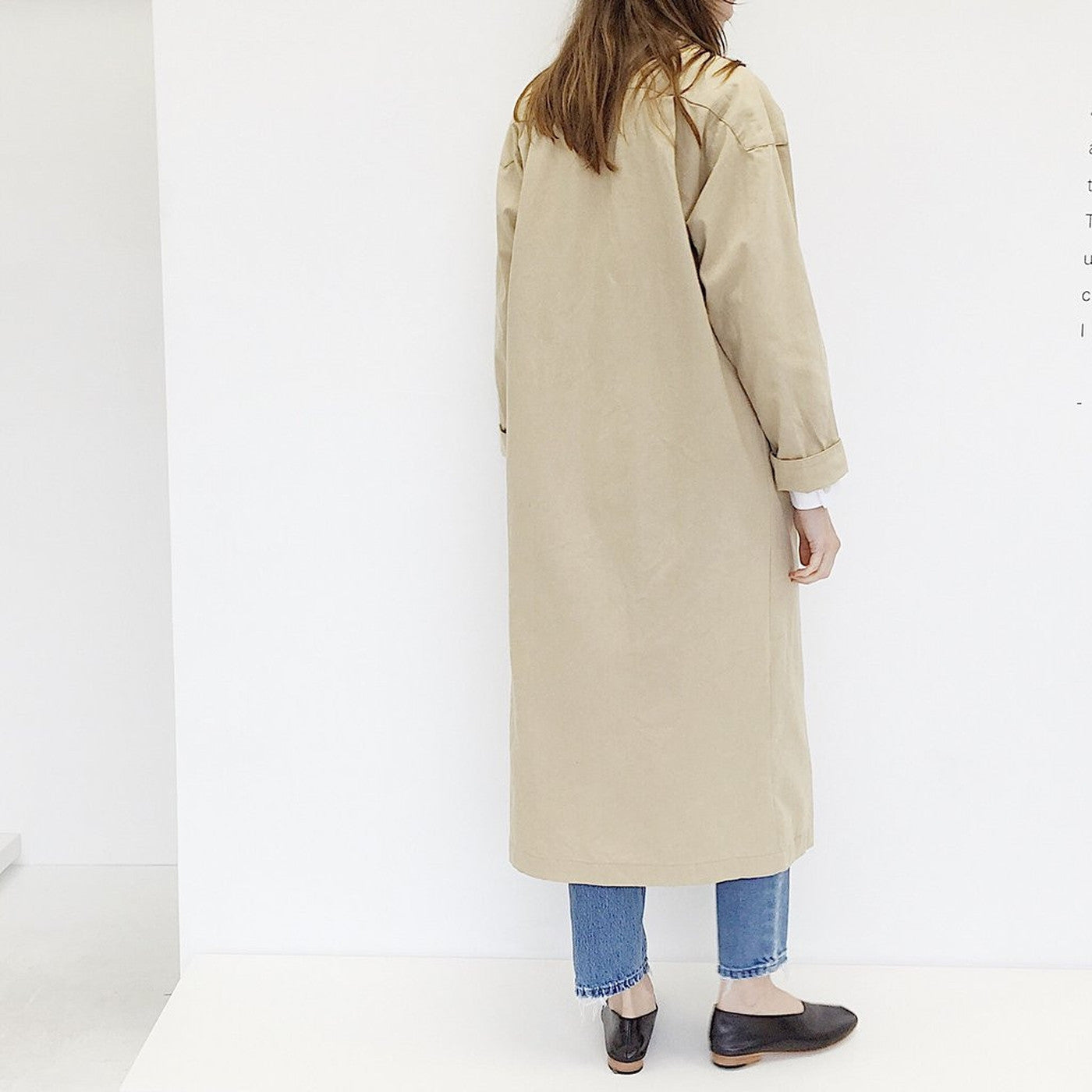 Khaki Cotton Trench