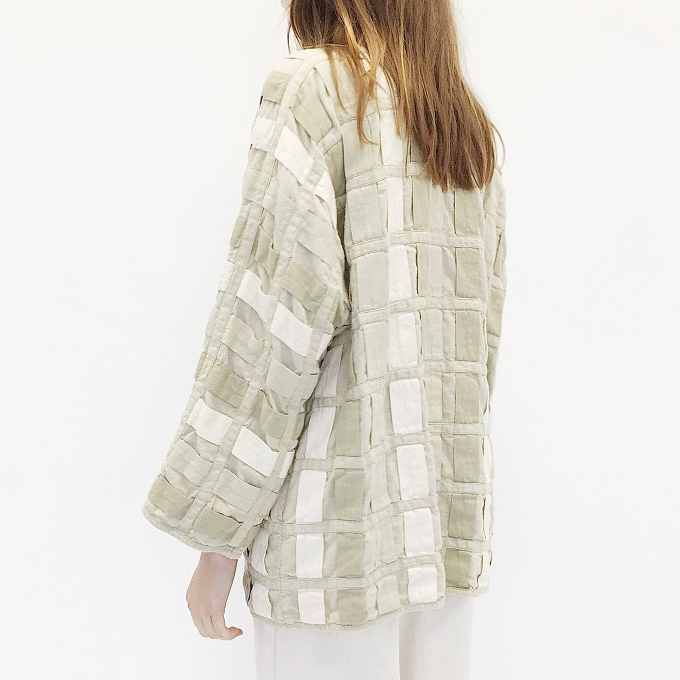 Woven Kimono Coat