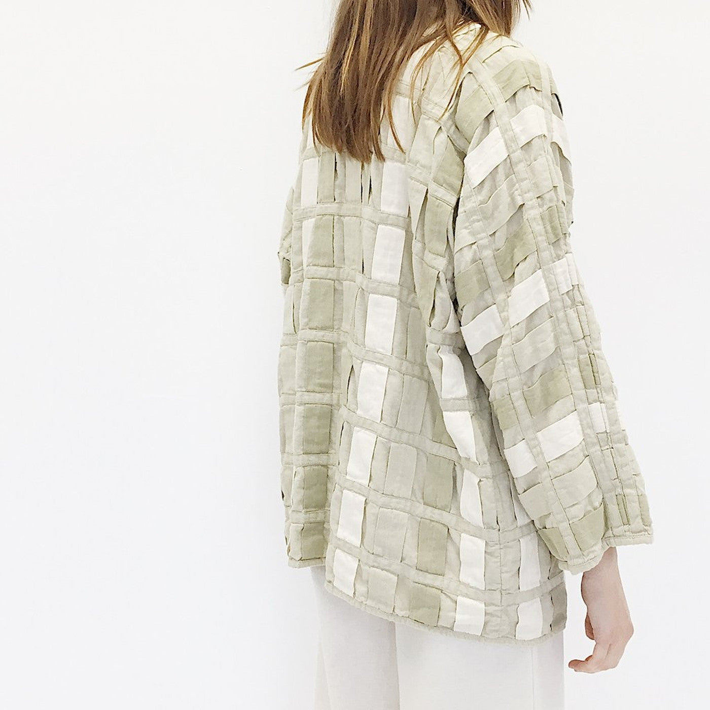 Woven Kimono Coat